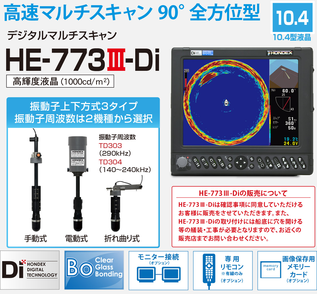 リトルボート販売】ホンデックス 8.4型GPS魚探 HE-81GPⅢDi-Boデジタル